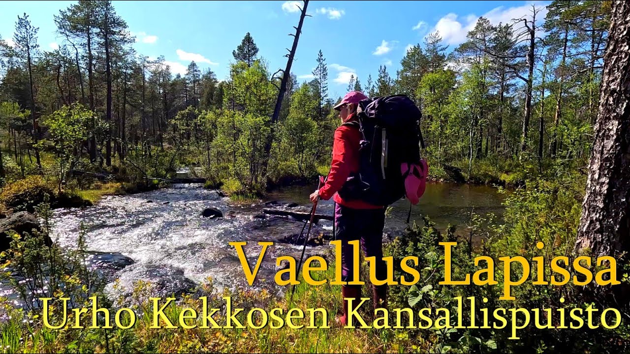 Urho Kekkosen Kansallispuisto vaellusvideo Trailer.  Porttikoski, Suomujoki