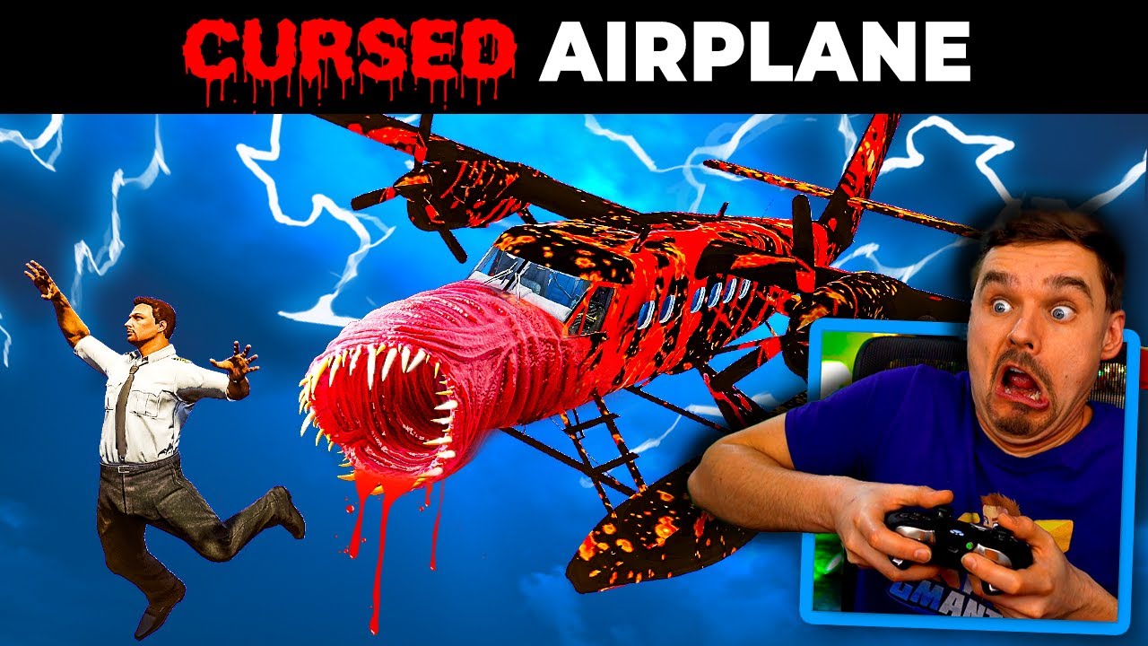 I flew a CURSED Airplane in GTA 5! (OMG!)