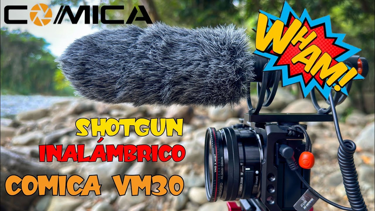 COMICA VM30 🎙️MICROFONO DE CAÑON INALAMBRICO‼️