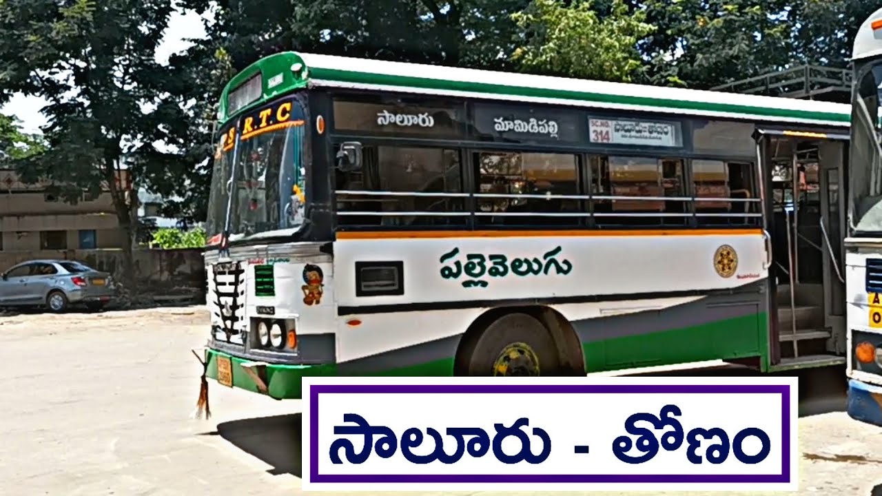Apsrtc Saluru to thonam palle velugu bus timings and details Telugu|via mamidipalli