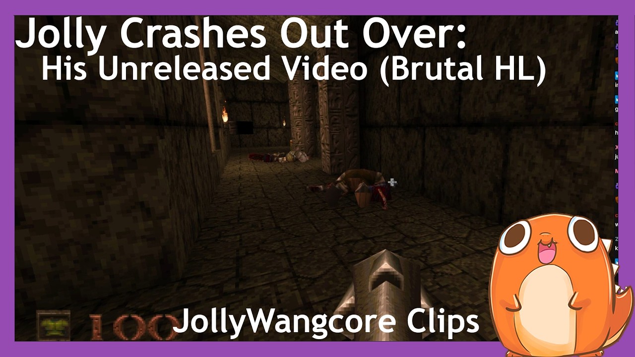 Jolly Crashes Out Over: His Unreleased Video (Brutal Half-Life)