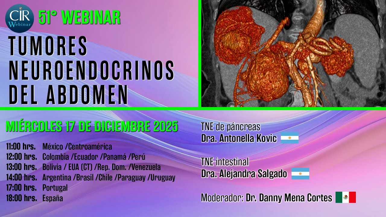 Tumores neuroendocrinos del abdomen - 51o webinar