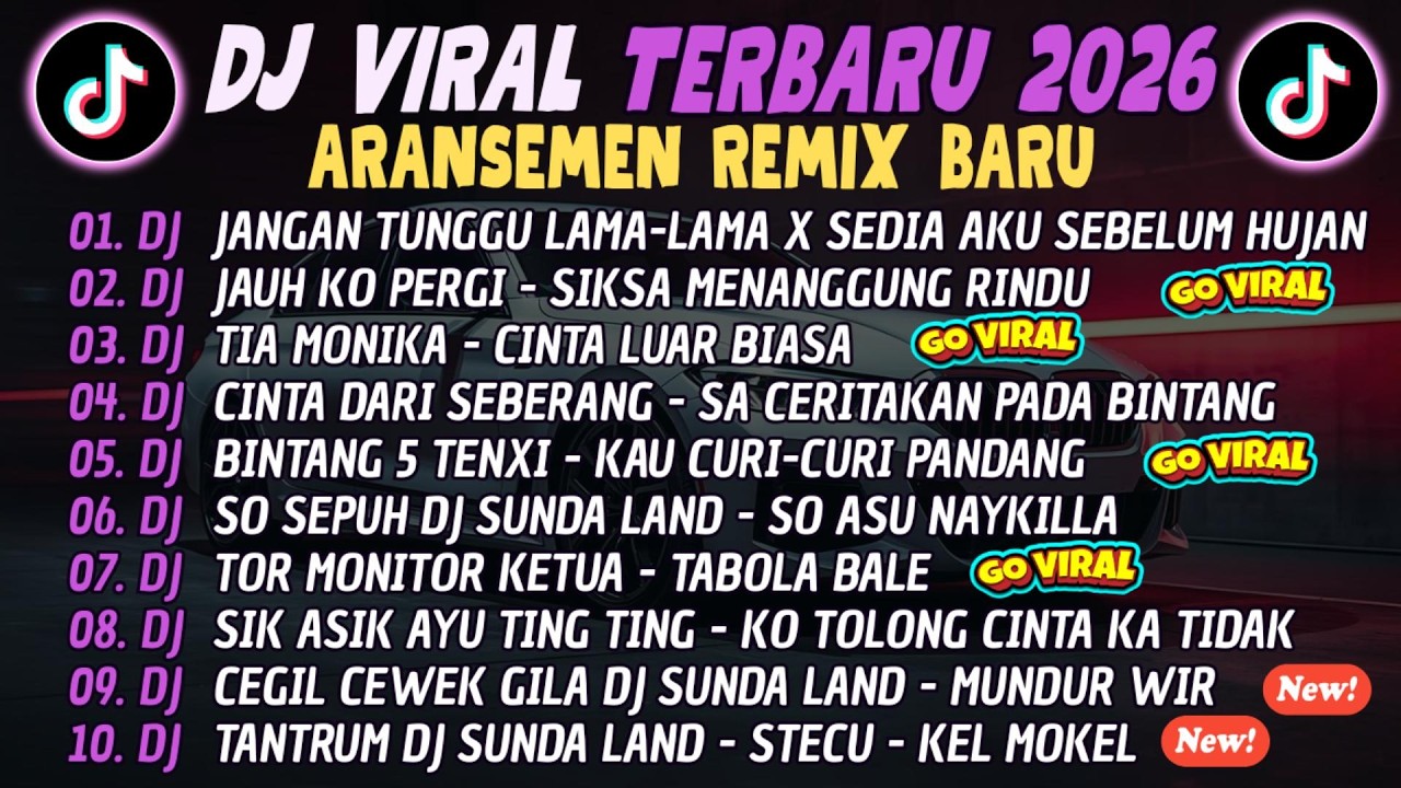 DJ TIKTOK TERBARU 2026🎵 DJ JANGAN TUNGGU LAMA LAMA 🎵 DJ SEDIA AKU SEBELUM HUJAN 🎵 JAUH KO PERGI