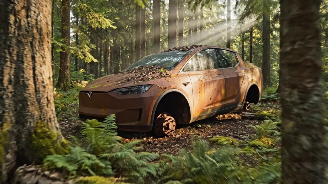 Abandoned 2023 Tesla Cybertruck Restoration | Future Truck Reborn