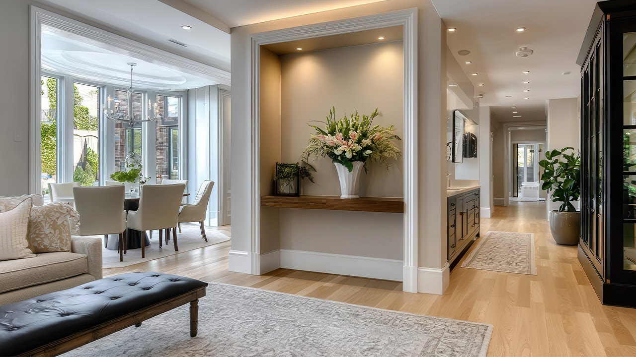 Seamless Grandeur: Creating a Majestic Flow from Entry to Kitchen