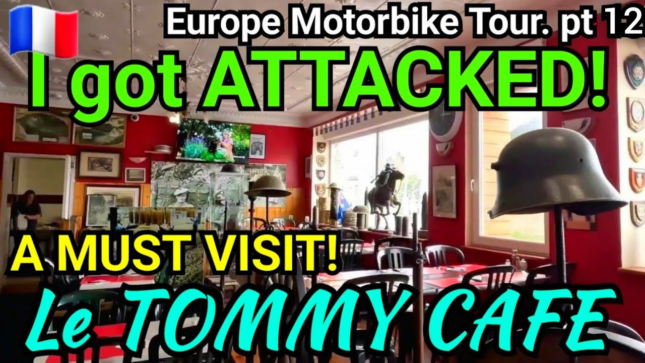 NOT SUCH A FRIENDLY LOCAL! Europe pt 12. A MUST VISIT PLACE. Le TOMMY CAFE. Pozieres. France. WW1.