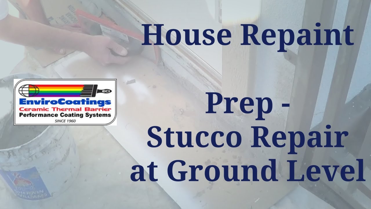 Stucco and Siding House - Patching Stucco at the Ground Level
