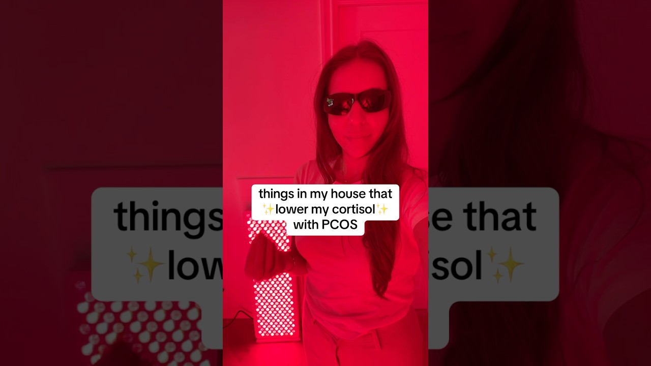 Things in my house that help lower cortisol with PCOS 🤌✨ #pcos