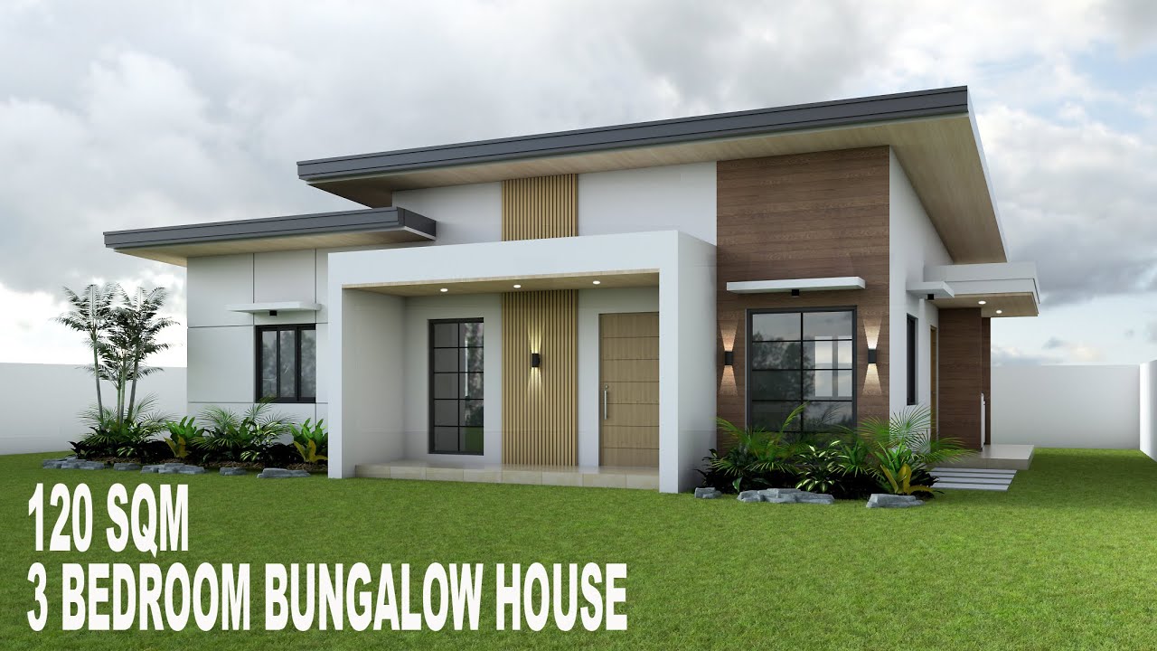 120 SQM MODERN 3 BEDROOM BUNGALOW HOUSE