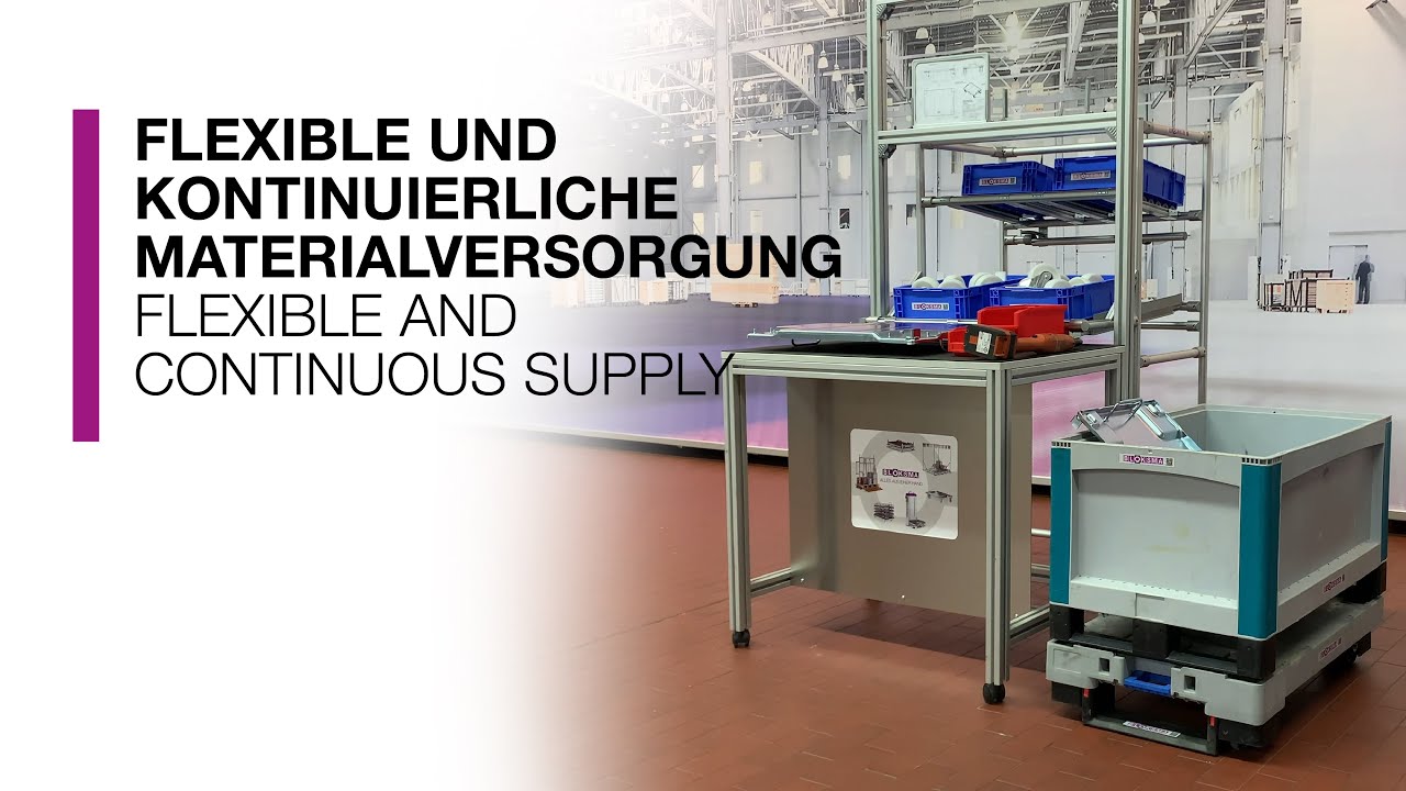 BLOKSMA • Flexible und kontinuierliche Materialversorgung • Flexible and continuous supply
