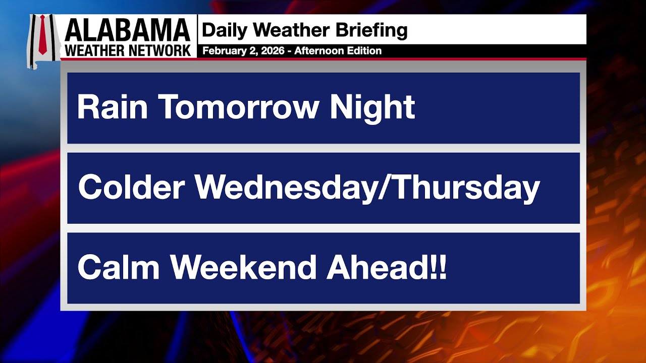 James Spann's Afternoon Briefing - Monday 2.2.26