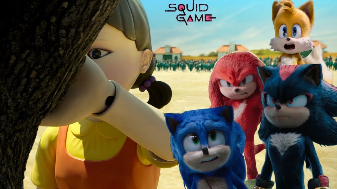 Sonic The Hedgehog & Knuckles & Tails in Squid Game | TEAM SONIC Vs SQUID GAME@BloodyGamer00007