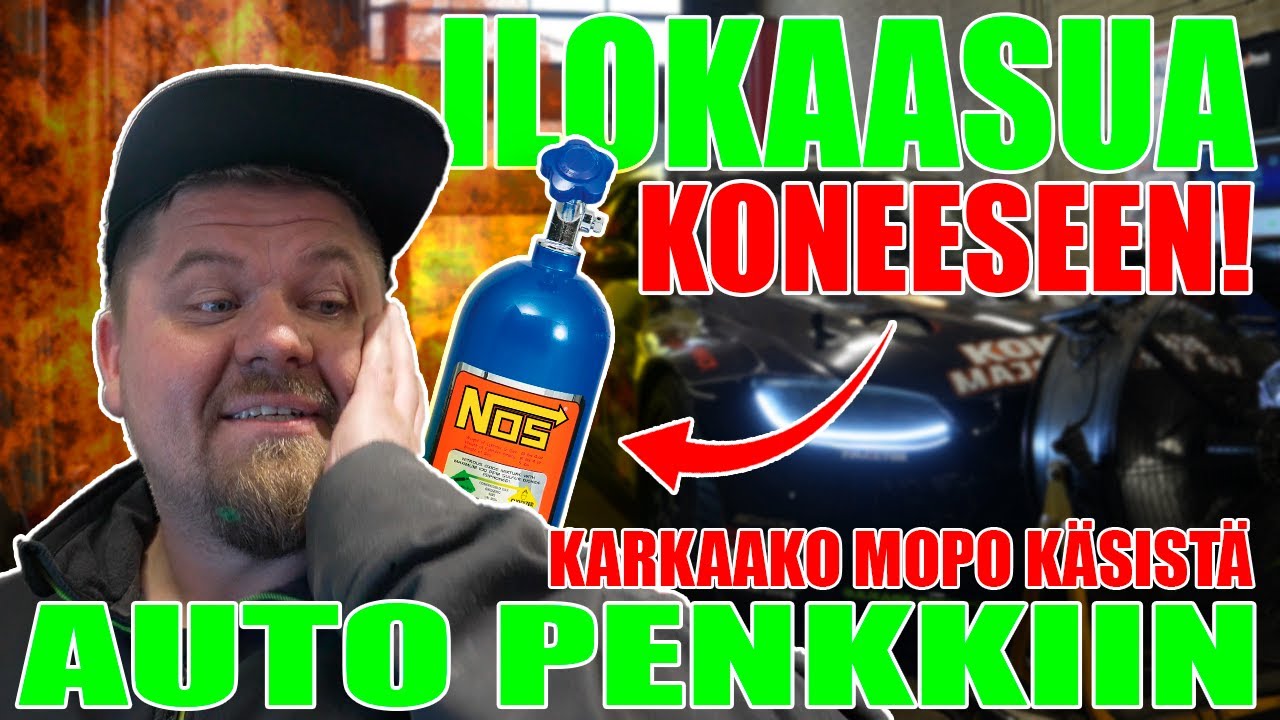 WinterSeason25. Ep16 Ilokaasujen säätöä napadynossa. #nitrousoxide #NOS #1000nm #900hp #drifting