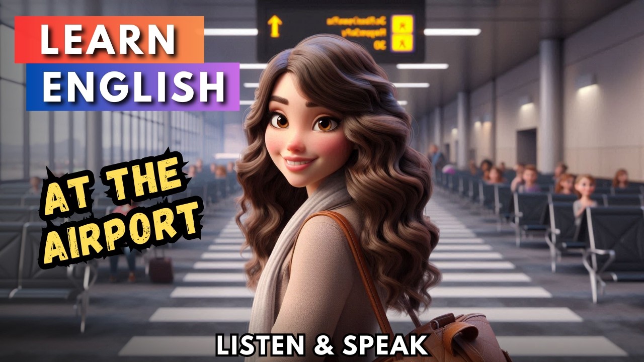 At the Airport | Improve your English | English Listening Skills - Speaking Skills | Daily Life