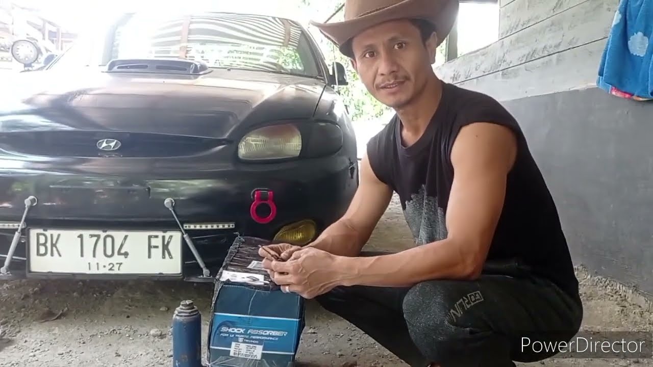 pemasangan shockbreaker hyundai accent |@pangtruiltv