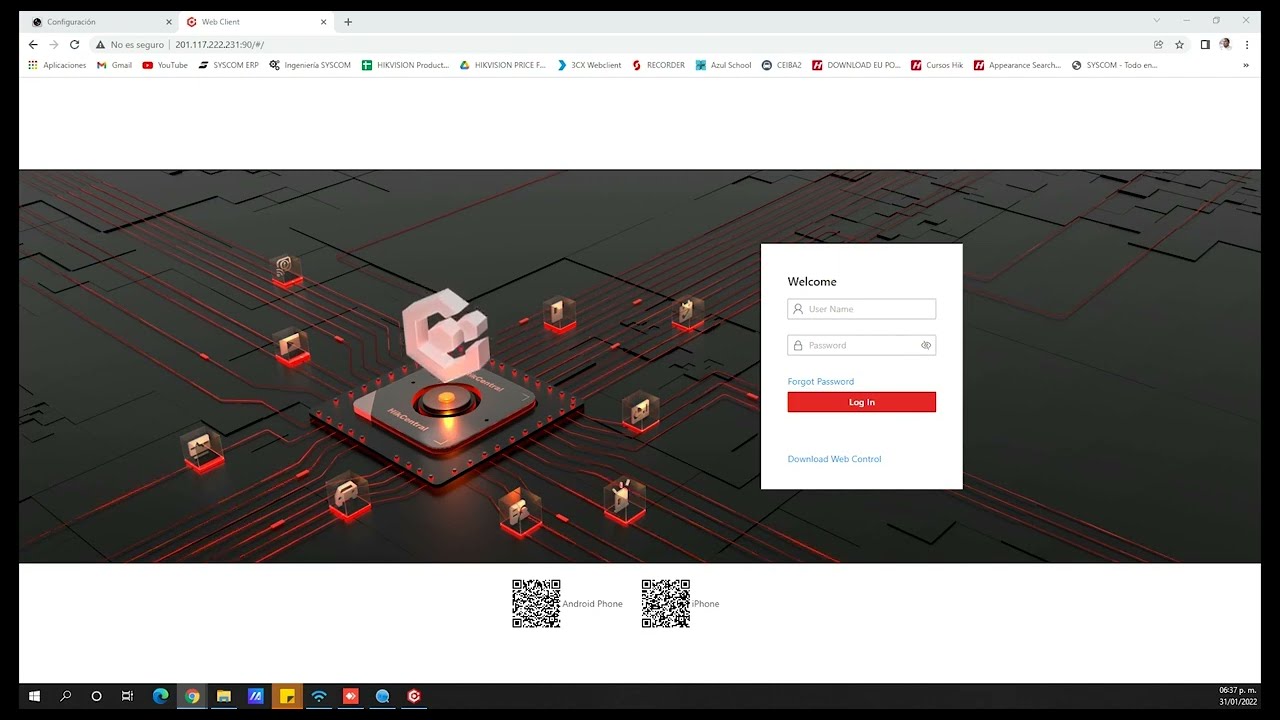 Conexión por ISUP, Nube Propia usando HikCentral (No usar P2P, No requerir IPs Públicas)