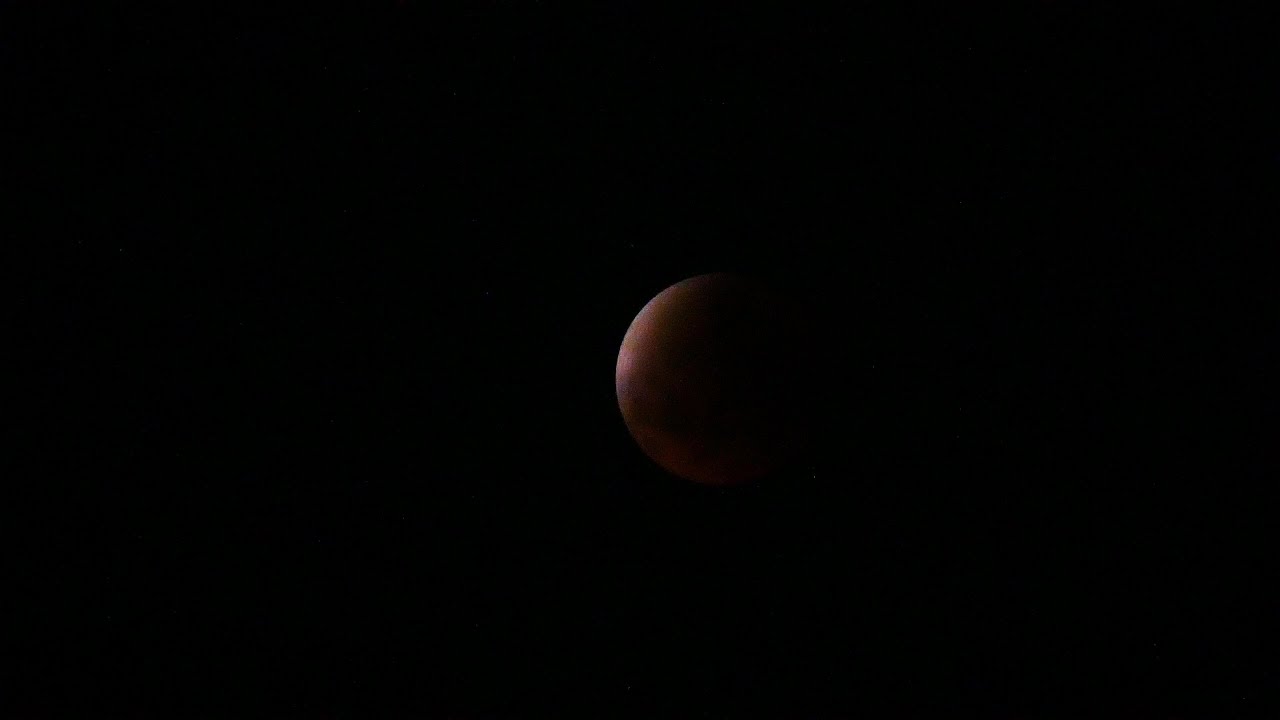 4K UHD - Daily Mindfulness #92 - Blood Moon (Total Lunar Eclipse) - Ambient Music