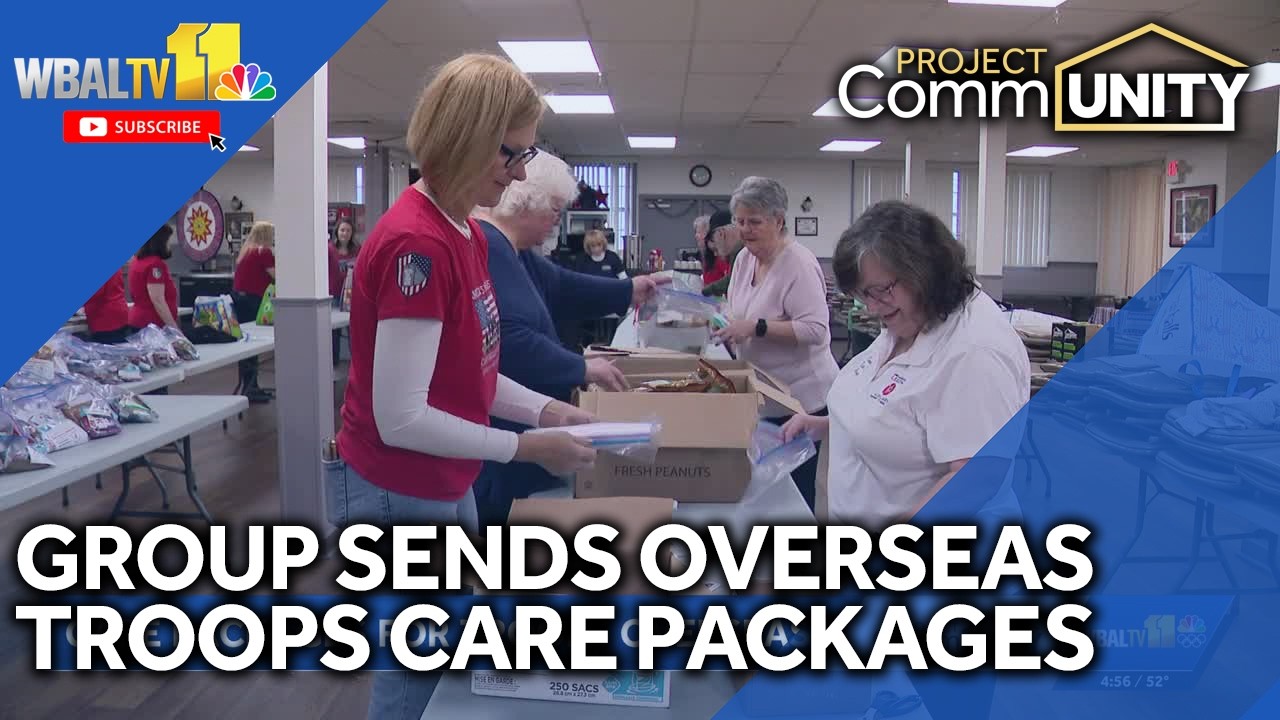 Nonprofit prepares care packages for troops overseas