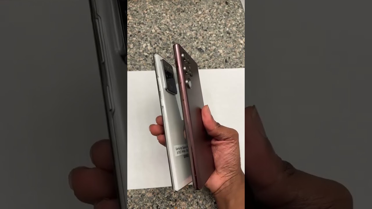 Samsung Galaxy S22 Ultra vs Samsung Note 20 Ultra Quick Comparison