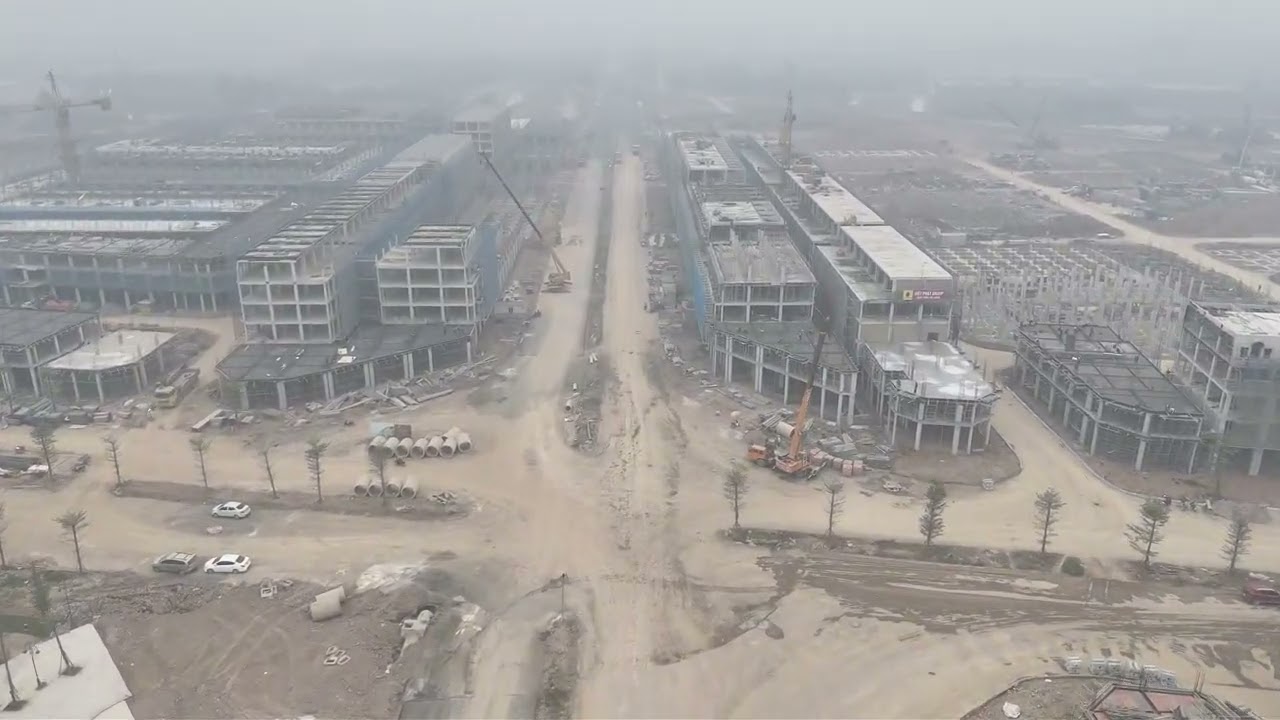 Đường Nối đường Hoàng Quốc Việt kéo dài đi qua KĐT Noble Palace Tây Thăng Long thi công tháng 2.2026