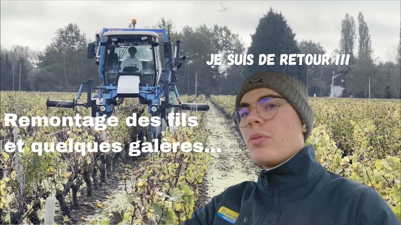 Je suis de retour ! Quelques galères en remontant les fils accoleurs...