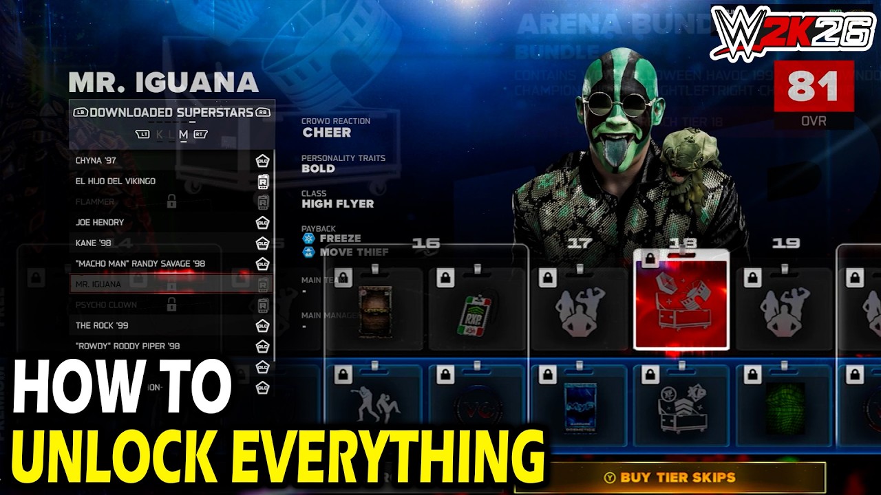 How to Unlock Everything in WWE 2k26