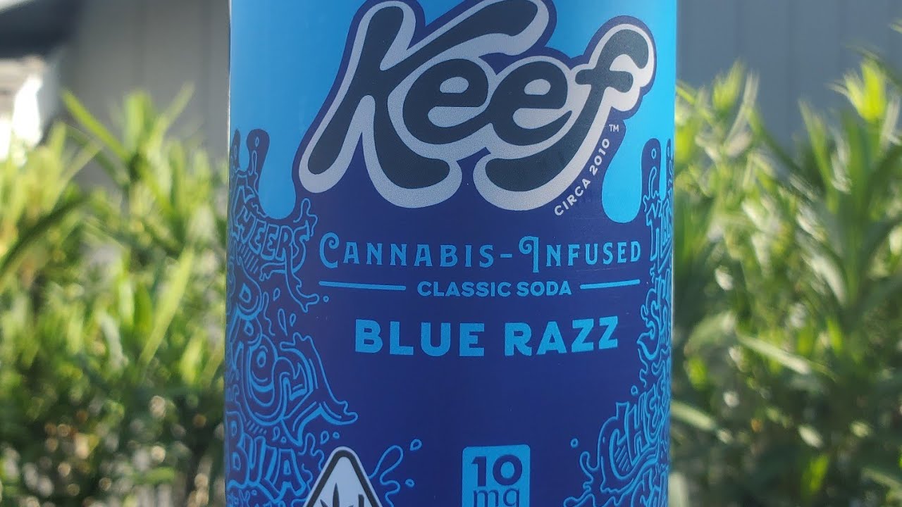 Keef - Cannabis Infused - Classic Soda - Blue Razz