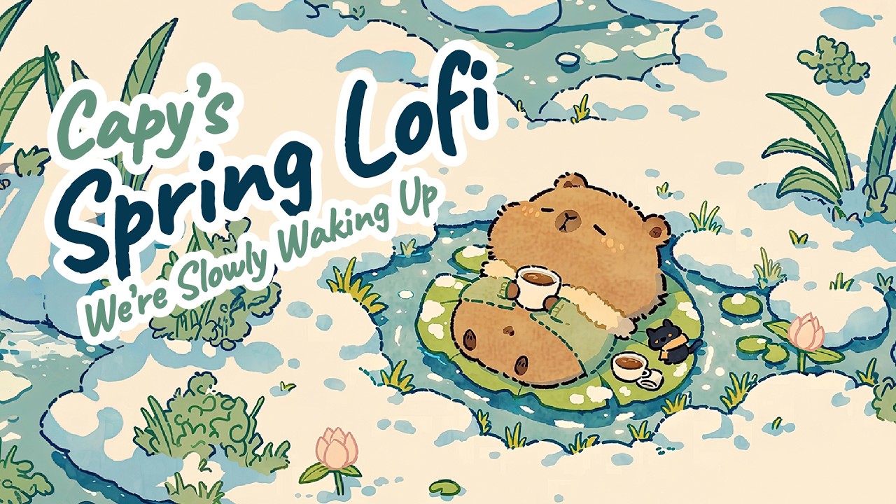 We&rsquo;re Slowly Waking Up 🌱 | Capy&rsquo;s Chill Spring Lofi for Calm Focus & Rest