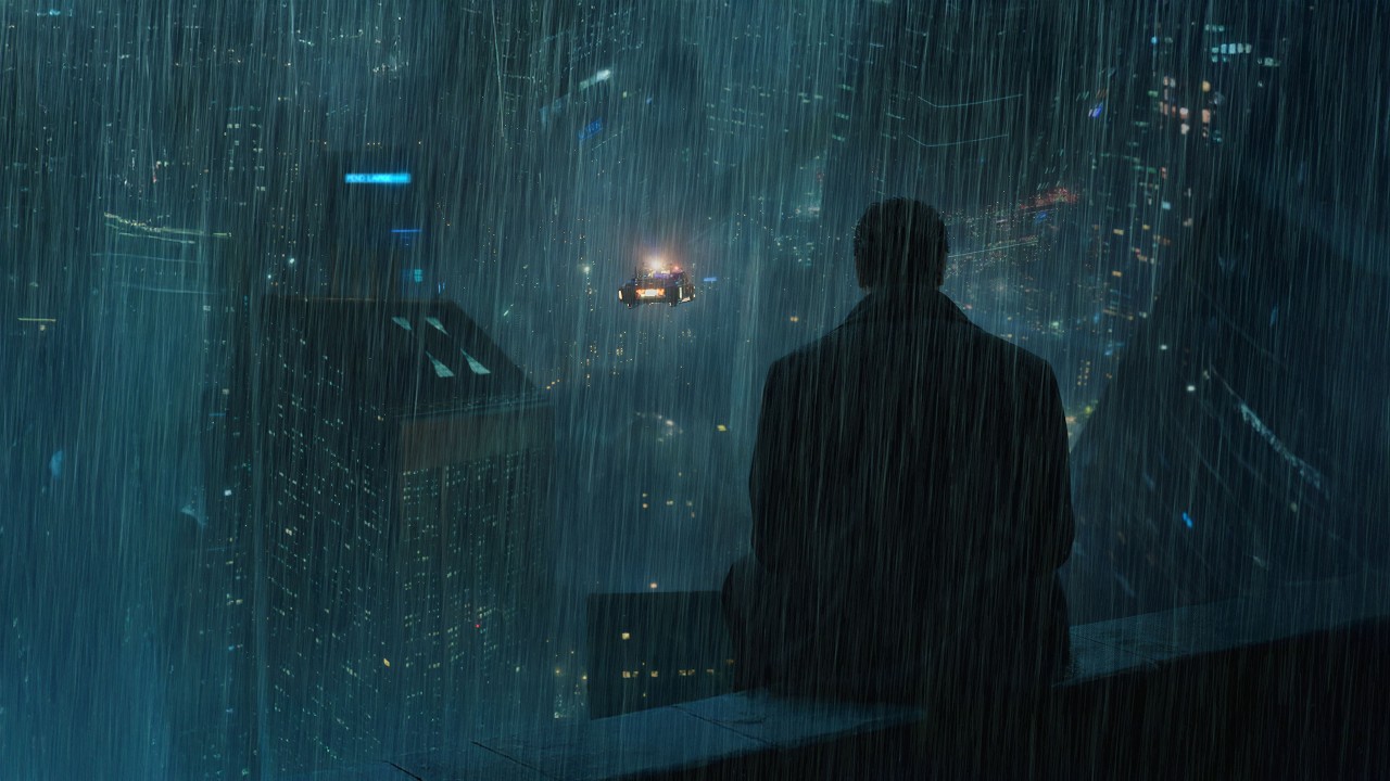 Cyberpunk Rain & Sci Fi Ambient • 1 Hour of Deep Focus Coding Music