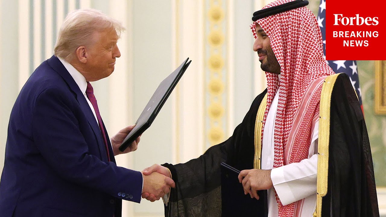 BREAKING NEWS: President Trump And Saudi Crown MBS Attend Signing Ceremony In Riyadh, Saudi Arabia