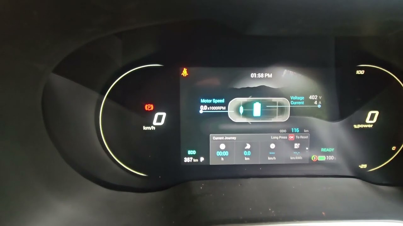 MG ZS EV Range with and witout AC. 