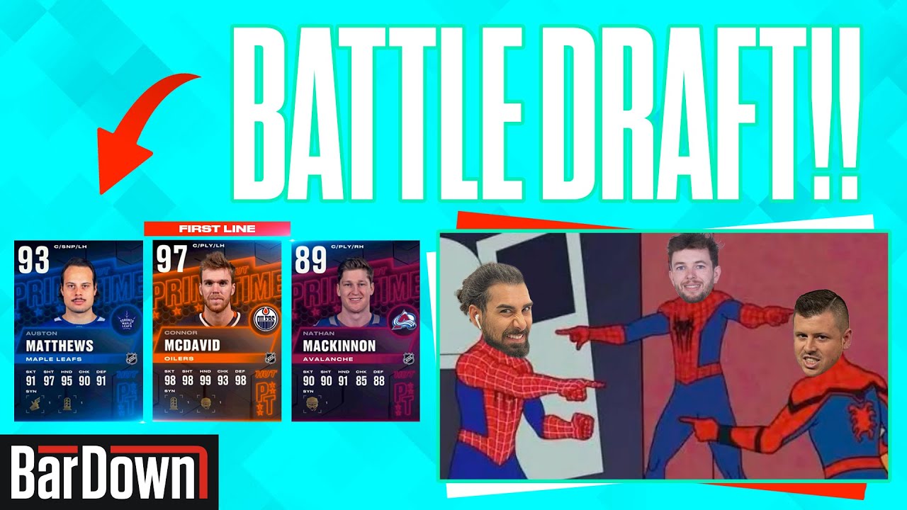 WHO CAN DRAFT THE BEST TEAM IN NHL22?
