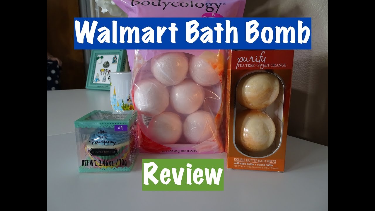 WALMART BATH BOMB REVIEW | OUR FAVORITES???