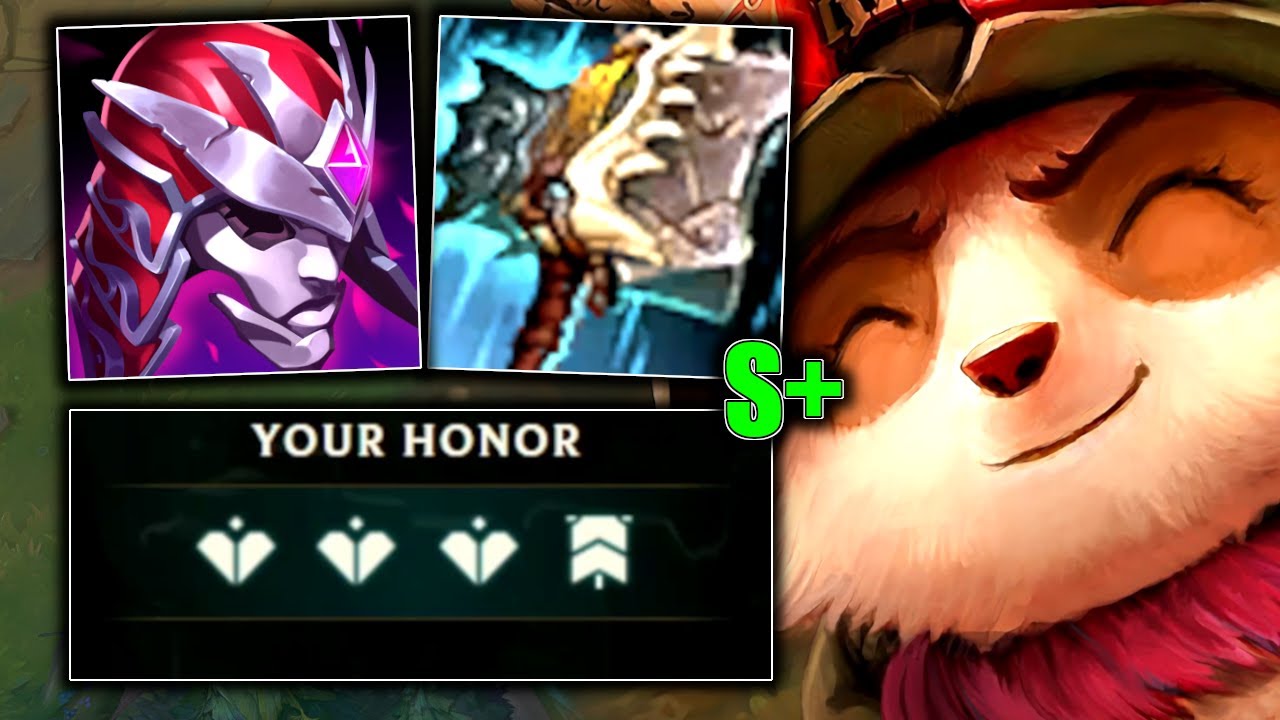 Teemo but I'm a GIGA TANK THAT CAN'T BE STOPPED [4 HONORS👌]