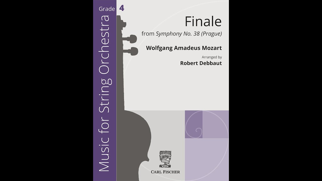 Finale from Symphony No. 38 (SAS12) Wolfgang Amadeus Mozart, arr. by Robert Debbaut
