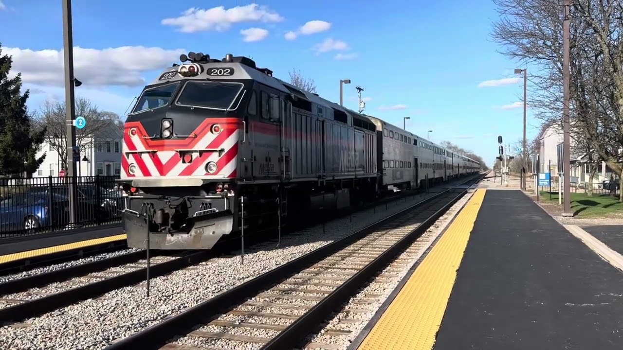 Metra Rush Hour at Mokena 4-9-24