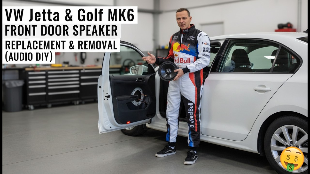 VW Jetta & Golf MK6 Front Door Speaker Replacement & Removal (Audio DIY)