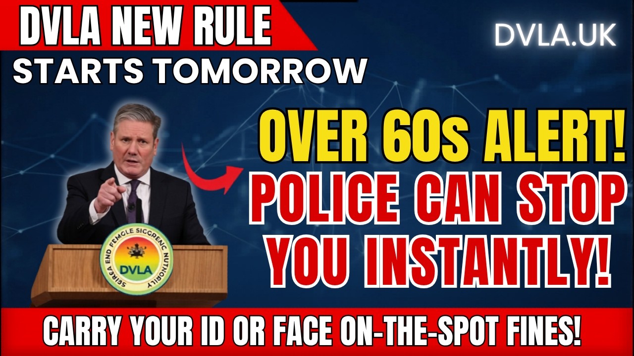 🚨 DVLA NEW RULE for Over 60s | Police Can Stop You Instantly | Drivers WARNED Across UK