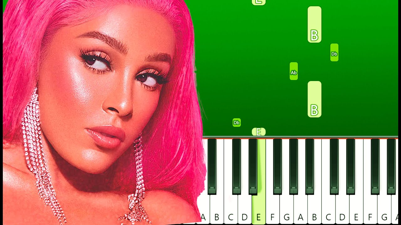 Doja Cat - Get Into It (Yuh) (Piano Tutorial)