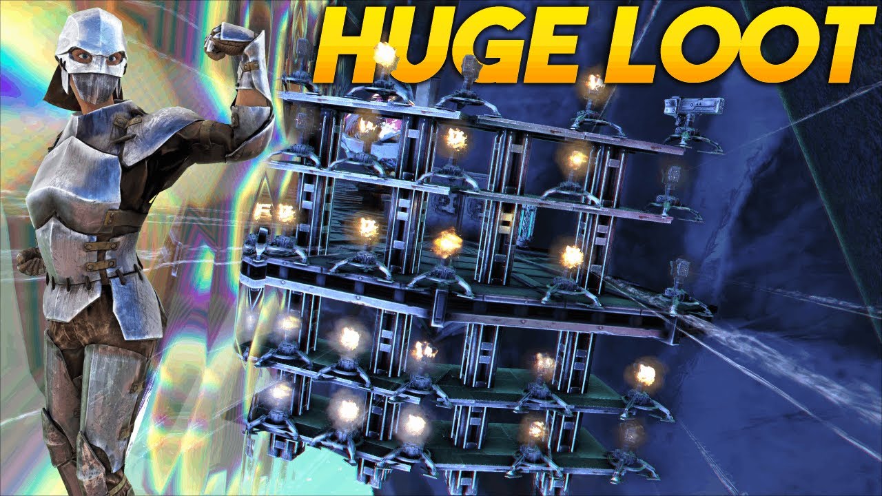 SOLO Raiding Insane Locations For Huge Loot - ARK