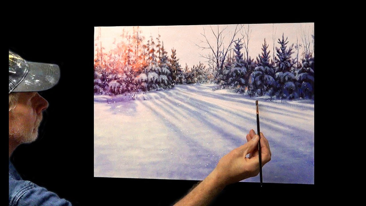 How I Paint Snow  - 'Winter Shadows'