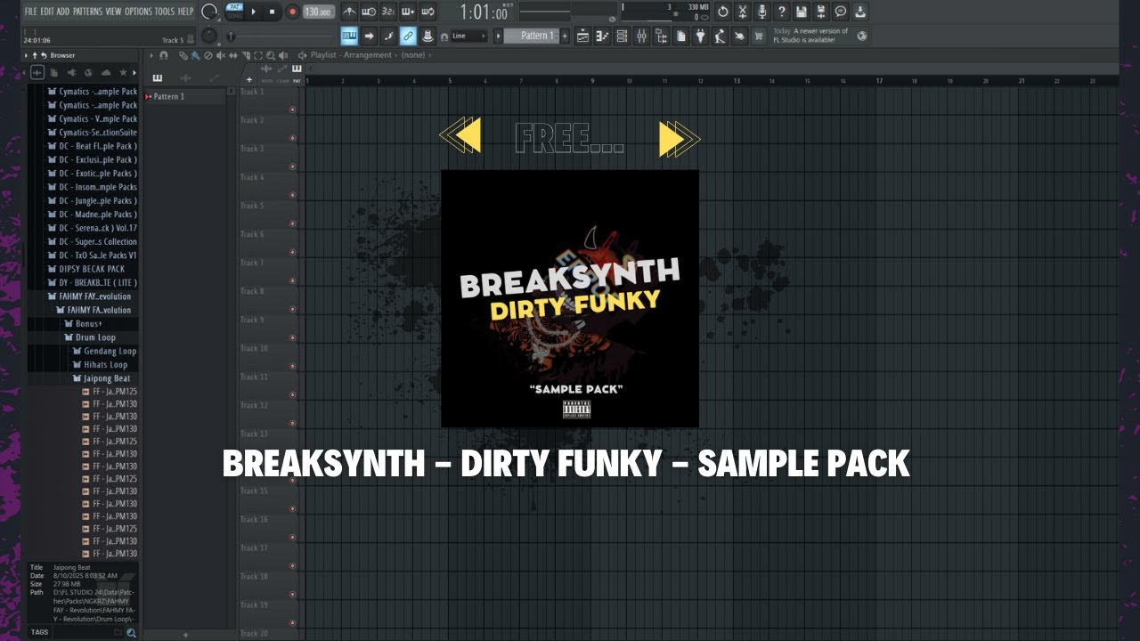 BREASKSYNTH - DIRTY FUNKY - SAMPLE PACK GRATIS