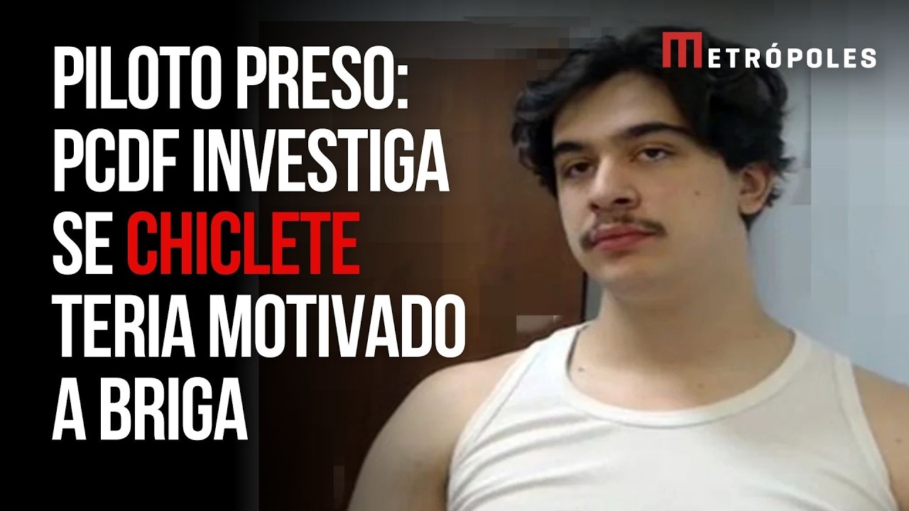 Piloto preso: polícia investiga uso de chiclete para encobrir verdade