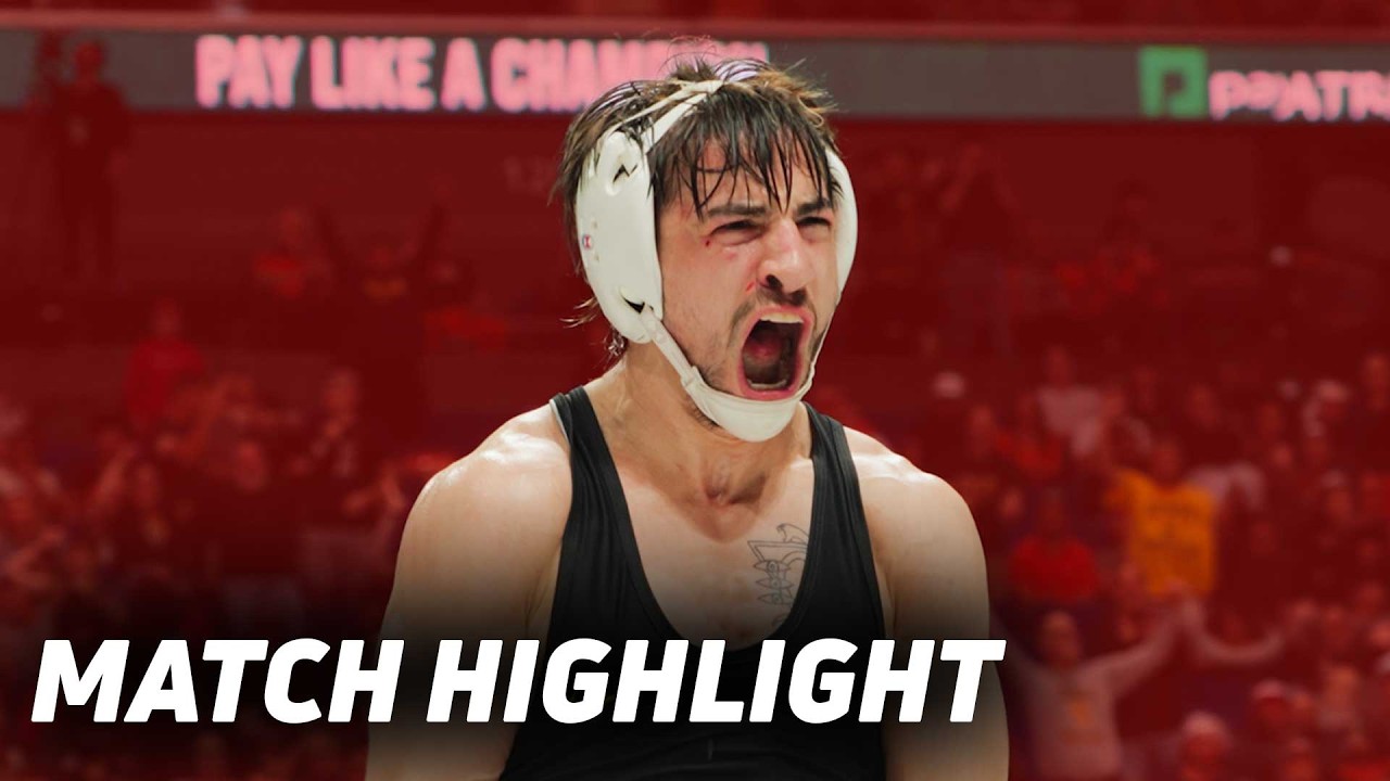 This Match Was HUGE For Iowa's Win Over Oklahoma State | NCAA Wrestling