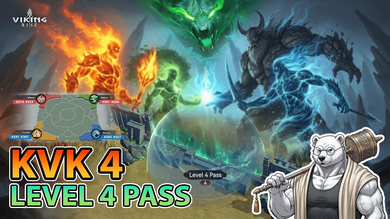 VIKING RISE | KVK4 S13005 | RIGHT SIDE: PUSH PUSH GO AHEAD #327 #295 #309 #301