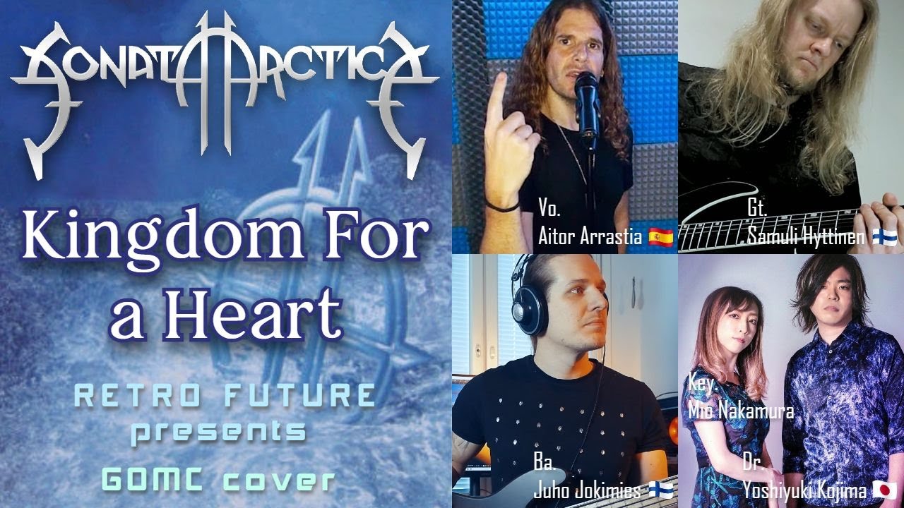Sonata Arctica - Kingdom For a Heart [Split screen cover] projected by RETRO FUTURE