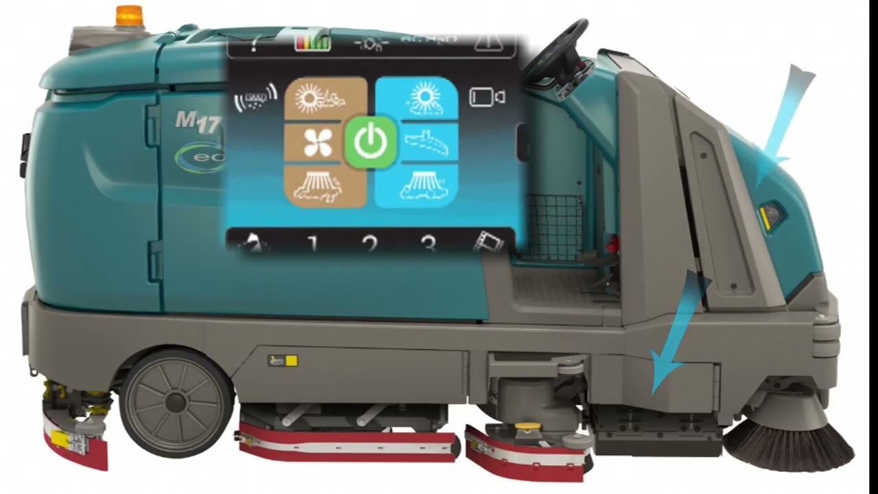 M17 Sweeper Scrubber: How to Operate with Pro Panel™ (SN Higher than 10999)