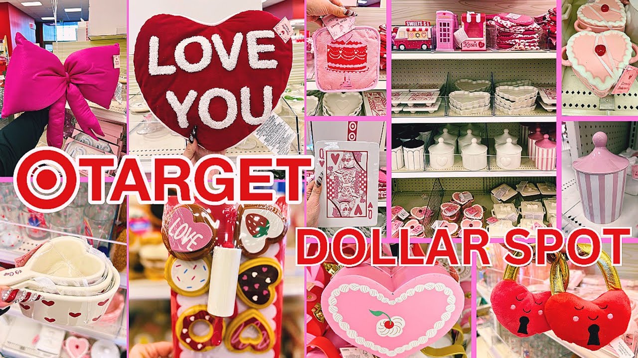 Украшения ко Дню святого Валентина от 1 до 5 долларов в Target 💕 Находки из Dollar Spot!! Покупай...