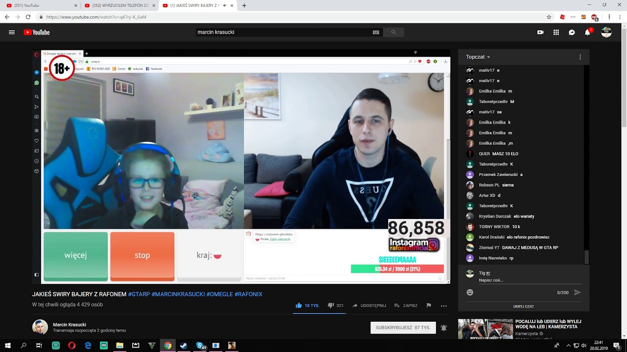 Rafonix spotyka 11 latka na ome *Rafon załamany !!*