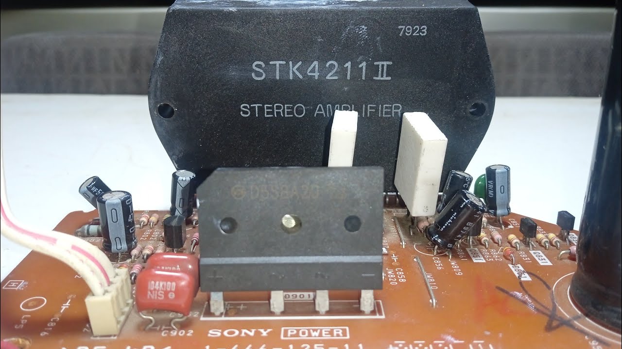 Cara Menghilangkan Mute IC STK4211 ex Compo Sony HCD-V808